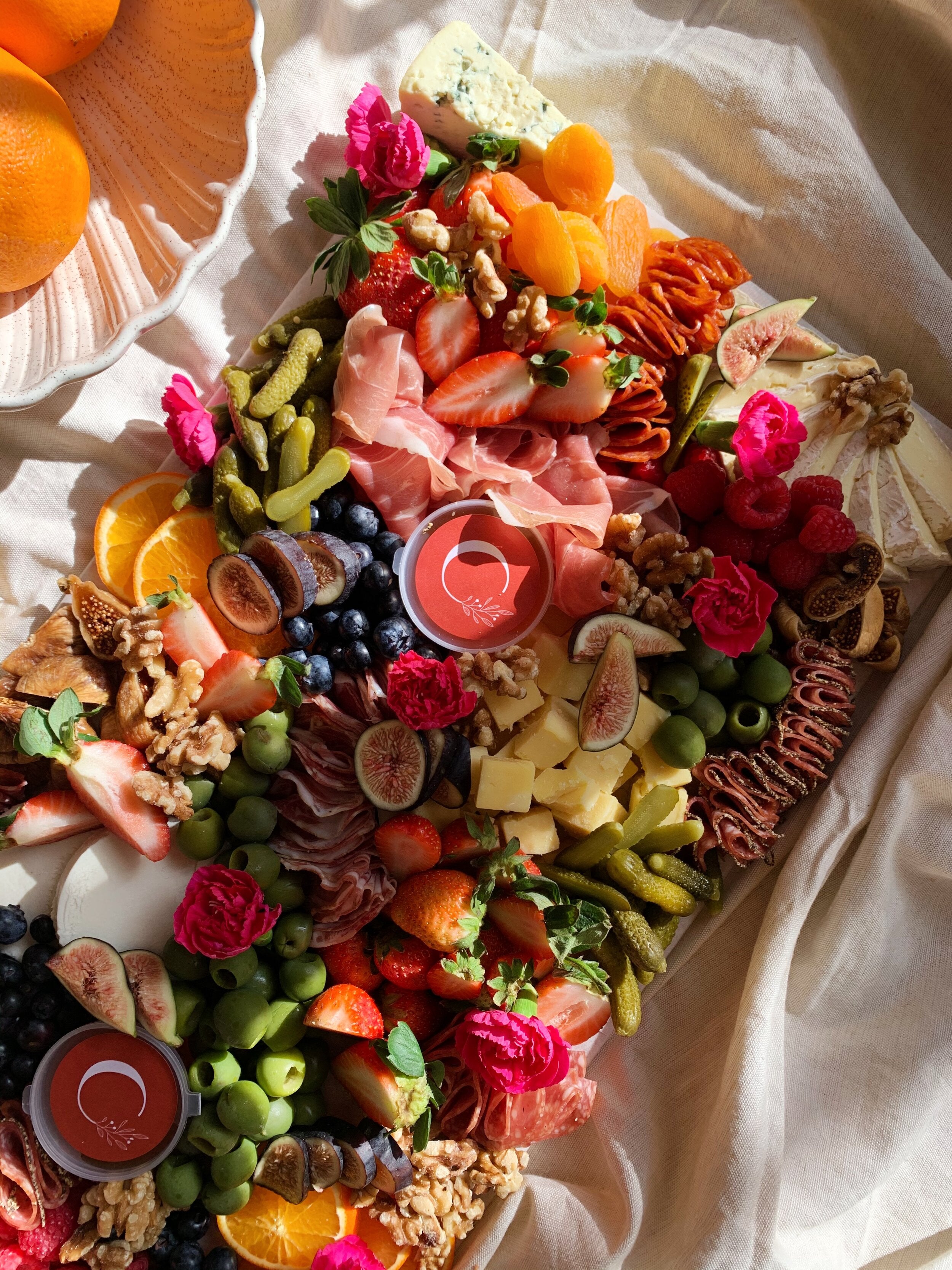 Cultured Grazing Company Cheese and Charcuterie Board